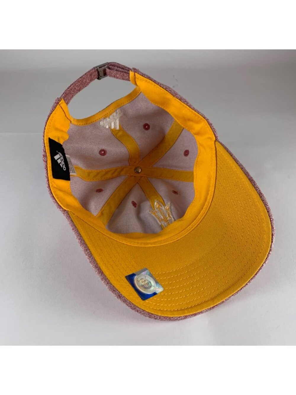 Arizona State Sun Devils NCAA Womens Maroon Adidas Relaxed Fit Strapback Hat - Picture 4 of 5